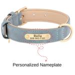 Personalized Engraved Dog Collar with Name Tag