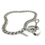Succuba Padlock Necklace Chain Collar with Keys