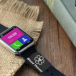 Black Blood Thinner Medical Alert Tag for Watch Band Laser Engraved Stainless Steel Medical Emergency First Aid Tag