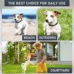 NexaPaw Biothane Dog Collar with Cobra Buckle - Made in USA - QR Code Dog Tag ID Included - Adjustable Heavy Duty Dog Collars for Medium Large Dogs - Waterproof Military Grade Tactical Collar for Dogs