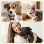 15PCS Pet Collar Clips and ID Tag Clips