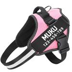 Personalized No Pull Dog Harness with Reflective Design