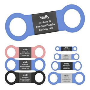 Personalized Silent Pet ID Tag for Dogs & Cats