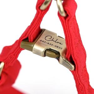Personalized Organic Cotton Step-in Dog Harness