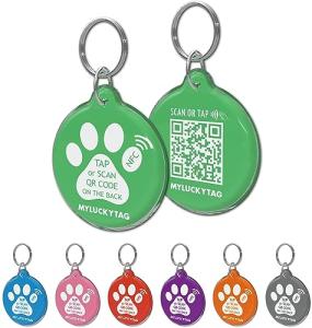 Personalized NFC & QR Code Pet ID Tag
