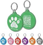 Personalized NFC & QR Code Pet ID Tag
