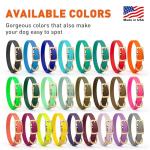 Heavy Duty Waterproof Dog Collar in Passionfruit Pink