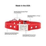 Personalized Waterproof Biothane Dog Collar - Blue