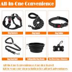 No Pull Dog Harness, Collar & Leash Set