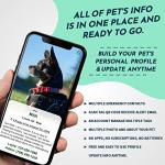 Personalized NFC & QR Code Pet ID Tag