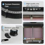 Stainless Steel Dog Tag Embosser with Adjustable Spacing