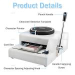 Stainless Steel Dog Tag Embosser with Adjustable Spacing