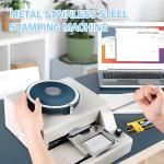 Stainless Steel Dog Tag Embosser with Adjustable Spacing