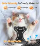 Halypet Adjustable Cat Harness and Leash Set