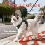 Rabbitgoo Adjustable Escape-Proof Cat Harness and Leash