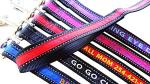 Personalized Reflective Dog Leash with Embroidery