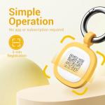 Glow in the Dark QR Code Pet ID Tag