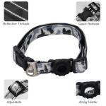 Dog Leash and Collar Set with AirTag Holder