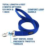 Personalized Embroidered Dog Leash - 6 FT Nylon