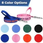 Personalized Embroidered Dog Leash - 6 FT Nylon