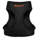 GoTags Personalized No Pull Pet Harness - Black