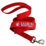 Personalized Embroidered Dog Leash - 6 FT Nylon