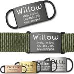 Anavia Personalized Slide-On Pet ID Tags