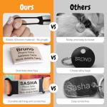 Silent Slide-On Pet ID Tags - Personalized & Custom