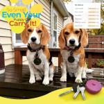 Personalized Lazy Leash with Dog's Name and Portrait