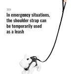 Retractable Pet Leash with Crossbody Strap, 16ft