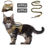 Escape-Proof Tactical Cat Harness with Personalization