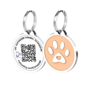 Premium NFC & QR Code Smart ID Tag for Dogs