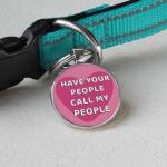 Personalized QR Code Pet ID Collar Tag