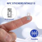 20 NFC Sticker Tags with NTAG213 Chip