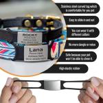 Silent Slide-On Pet ID Tags - Personalized & Custom