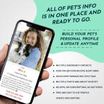 Personalized QR Code Pet ID Collar Tag