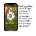 Smart NFC & QR Code ID Tag for Dogs