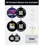 Smart Pet ID Tag with QR Code - Digital Profile