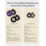 Smart Pet ID Tag with QR Code - Digital Profile