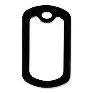 Black Silicone Dog Tag Silencers - 5 Pack