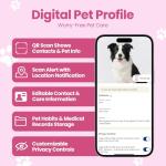 Personalized Waterproof QR Code Pet ID Tags