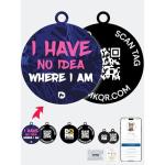 Smart Pet ID Tag with QR Code - Digital Profile