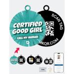 Smart QR Code Pet ID Tag with Profile