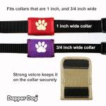 Dapper Dog Black Ballistic Nylon Tag Silencer