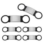 Personalized Slide-On Pet ID Tags – 6 Pack