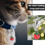 Strawberry Shaped Pet Bells for Collar - 2 Pack