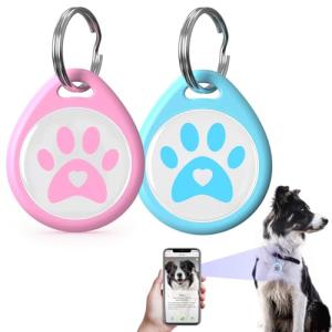 2-Pack Smart QR Code Dog ID Tags