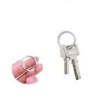 40Pcs Stainless Steel Dog Tag Split Rings