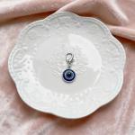 Evil Eye Protection Keychain with Lobster Claw Clip