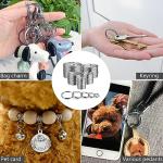 Durable Metal Split Key Rings in 5 Sizes